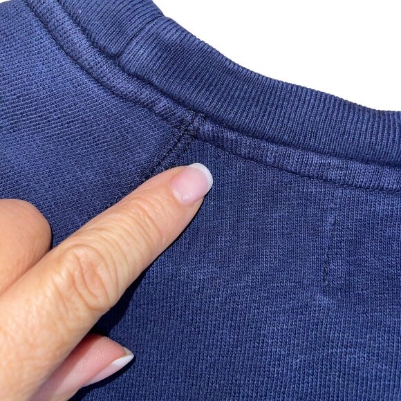 Acne Studios Vintage Mens Sweatshirt Size XS Blue Hot Air Balloon Pure Cotton - Picture 8 of 9